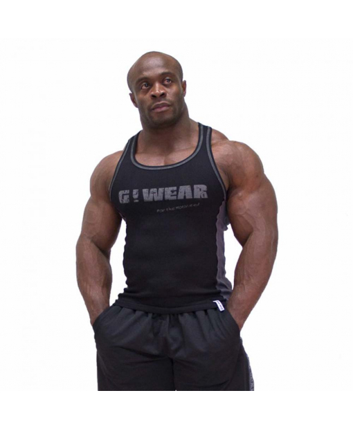 G!WEAR rib tanktop Black/Grey
