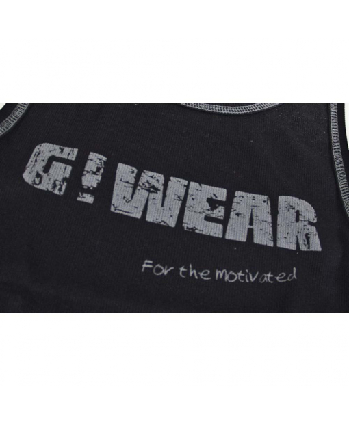 G!WEAR rib tanktop Black/Grey