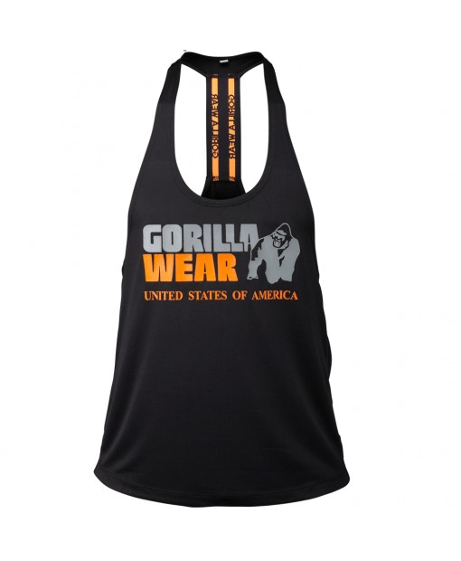 Майка Nashville Tank Top Black/Neon Orange