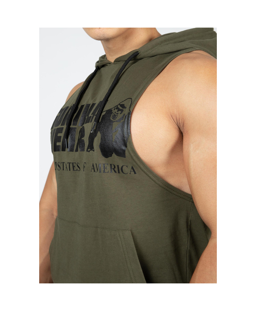 Rogers Hooded Tank Top Army Green