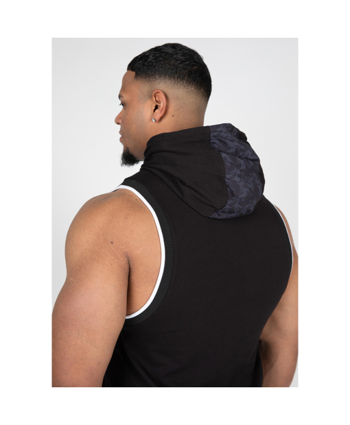 Loretto Hooded Tank Top Black