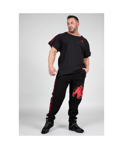 Buffalo Old School Workout Top Black/Red