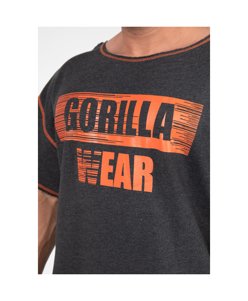 Wallace Workout Top - Gray/Orange