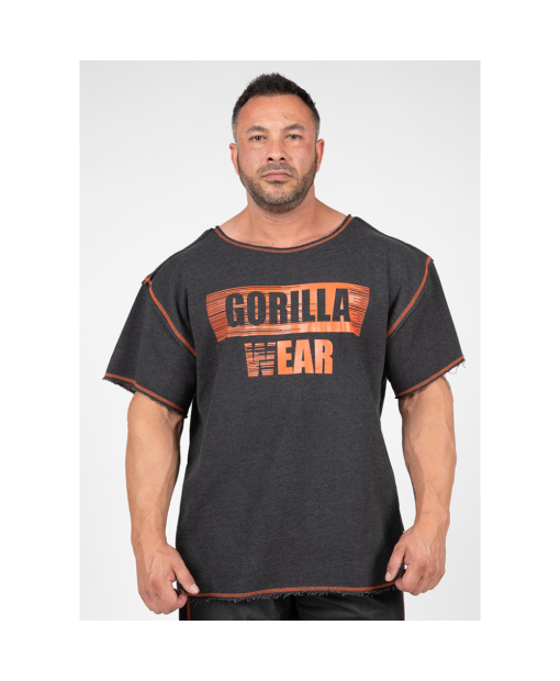 Wallace Workout Top - Gray/Orange