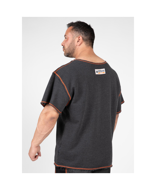 Wallace Workout Top - Gray/Orange
