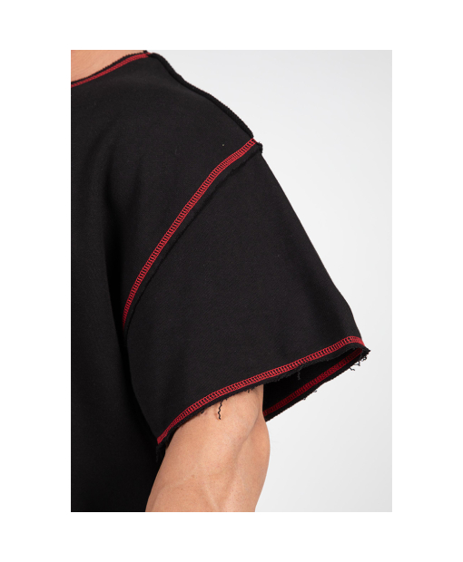 Wallace Workout Top - Black/Red