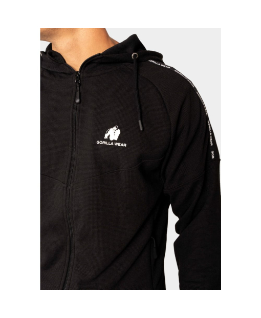 Кофта Harvey Hooded Track Jacket Black2