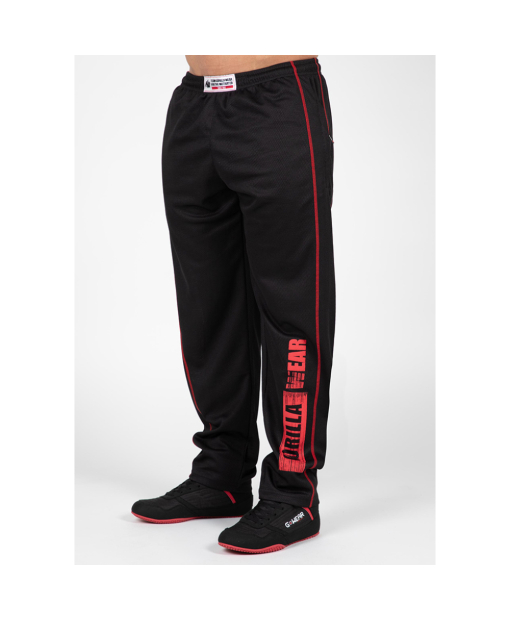 Wallace Mesh Pants - Black/Red