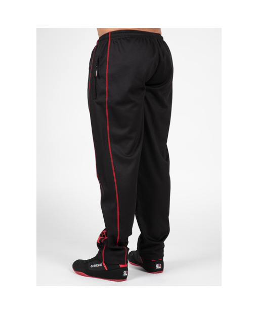 Wallace Mesh Pants - Black/Red