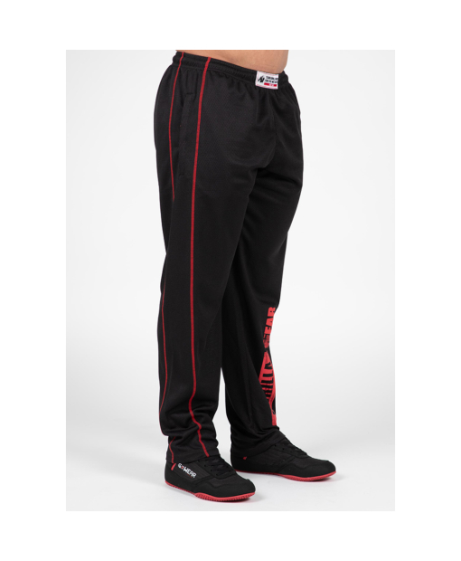 Wallace Mesh Pants - Black/Red