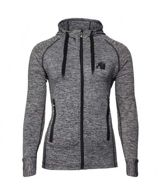 Shawnee Zipped Hoodie Mixed Gray 