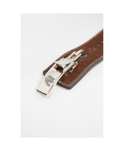 Gorilla Wear 4 Inch Leather Lever Belt Brown3