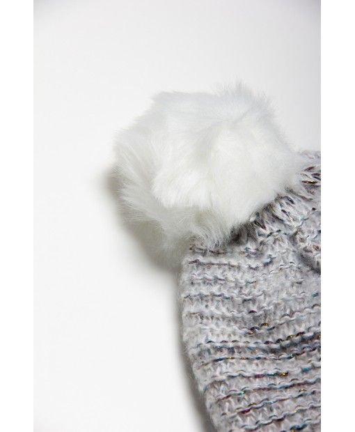 Bellevue Beanie White/Gray