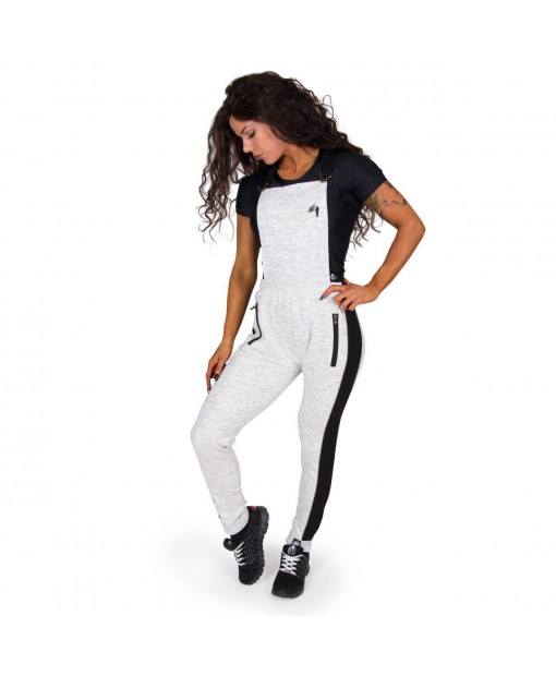 Dolores Dungarees Gray/Black