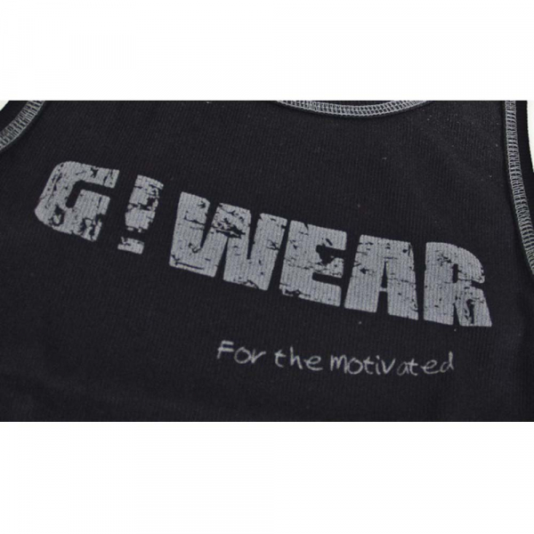 G!WEAR rib tanktop Black/Grey