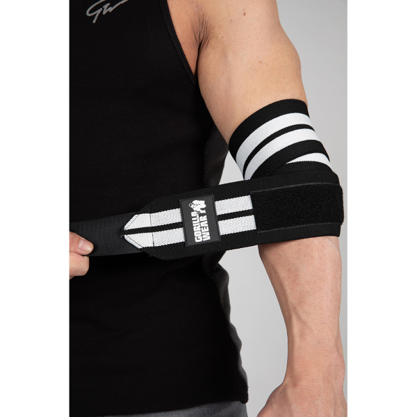 Локтевые бинты Elbow Wraps 150 см Black/White