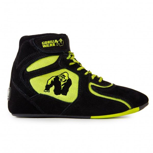 Кроссовки Chicago High Tops Black/Neon Lime