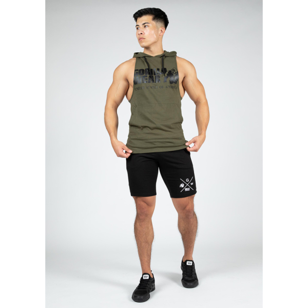Rogers Hooded Tank Top Army Green