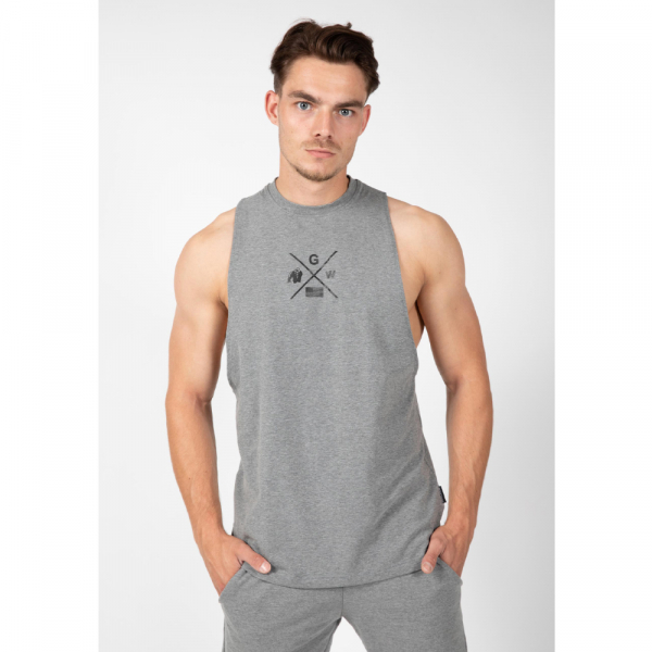 Майка Cisco Drop Armhole Tank Top Gray/Black