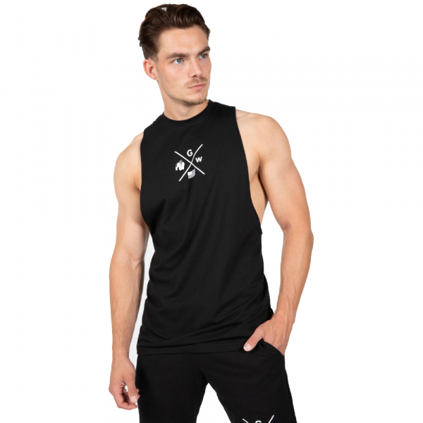 Майка Cisco Drop Armhole Tank Top Black/White