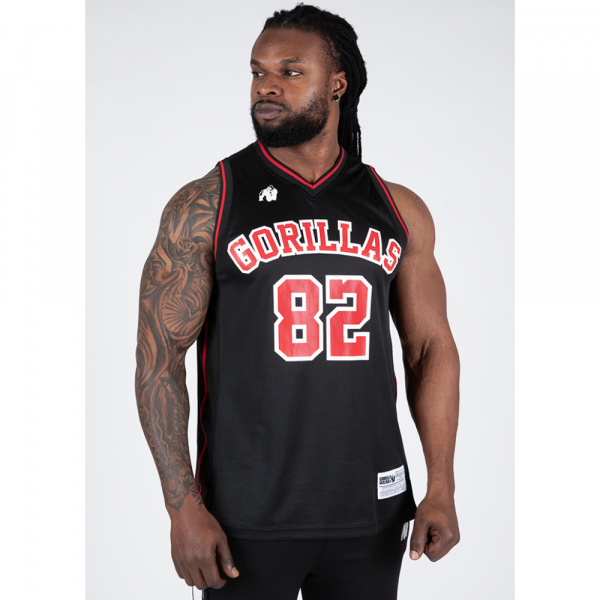 Майка San Mateo Jersey Tank Top Black/Red