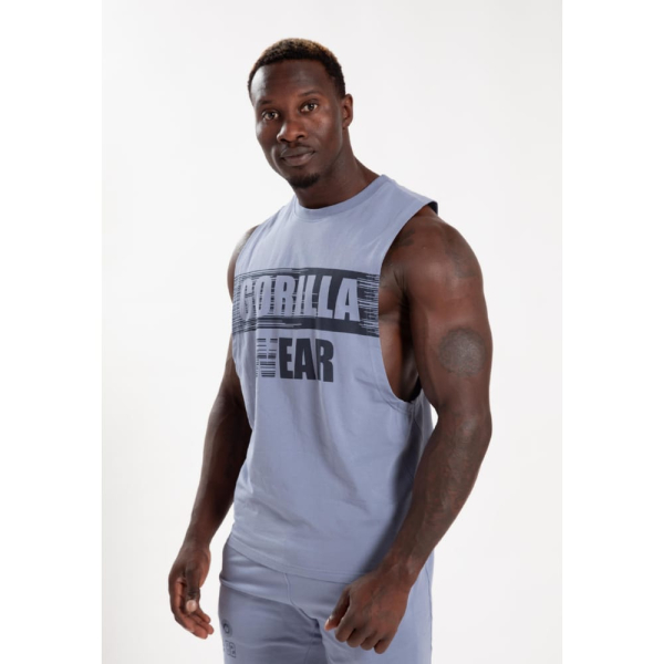 Майка Lopez Drop Armhole Tank Top Stonewash Blue