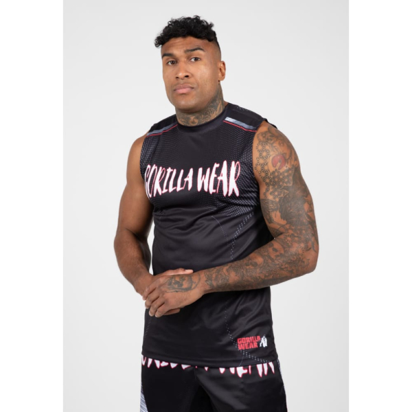 Майка Clayton Tank Top Black/Red