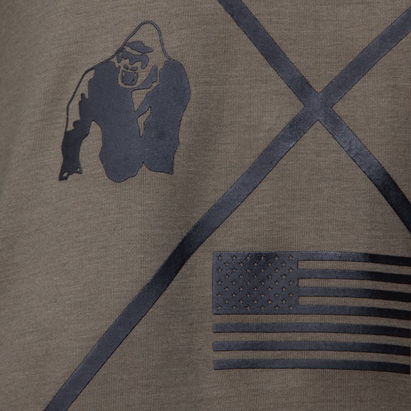 Футболка Sheldon Work Out Top Army Green