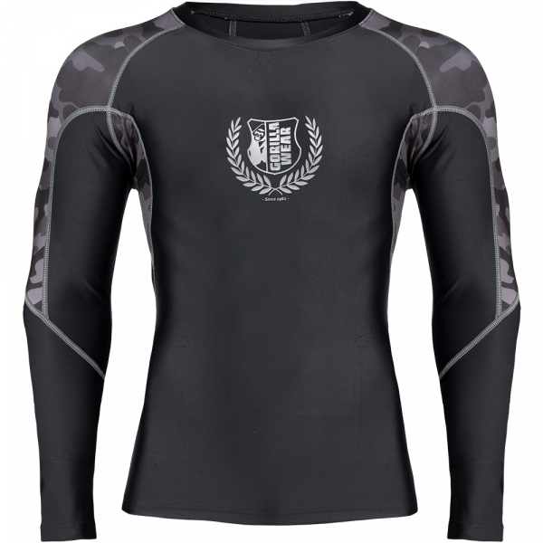 Рашгард Lander Rashguard Long Sleeves Black/Gray Camo