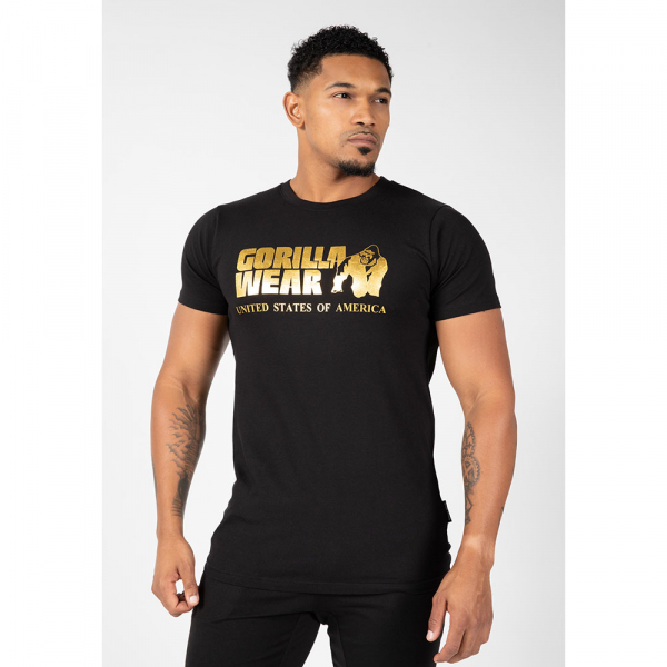 Футболка Classic T-shirt Black/Gold