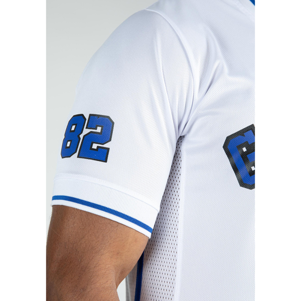 San Mateo T-Shirt  White/Blue