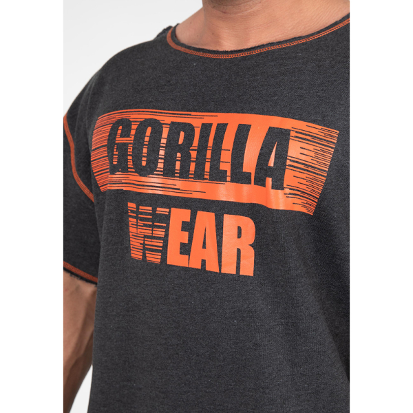 Wallace Workout Top - Gray/Orange