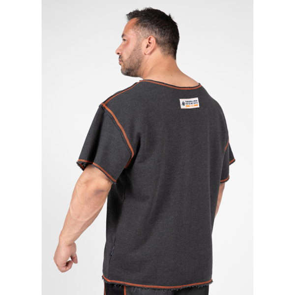 Wallace Workout Top - Gray/Orange