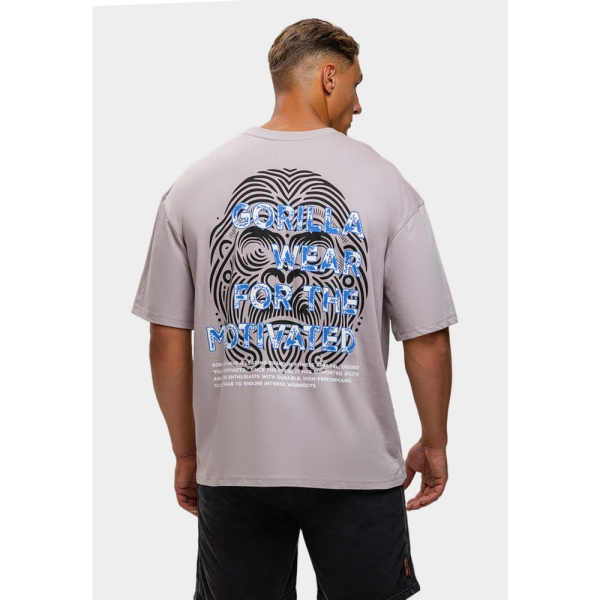 Футболка Macon Oversized T-Shirt Light Gray