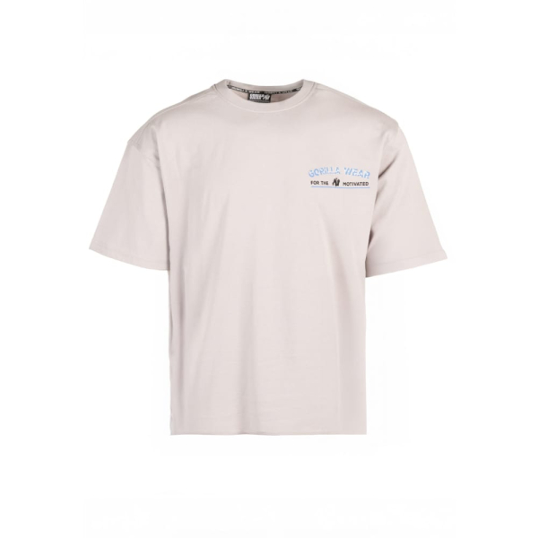 Футболка Macon Oversized T-Shirt Light Gray3