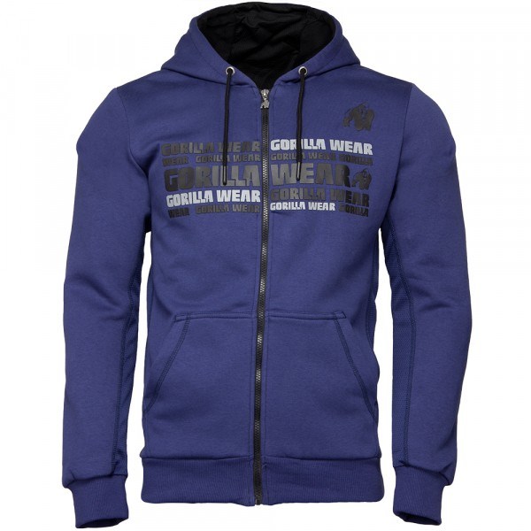 Кофта Bowie Mesh Zipped Hoodie Navy Blue