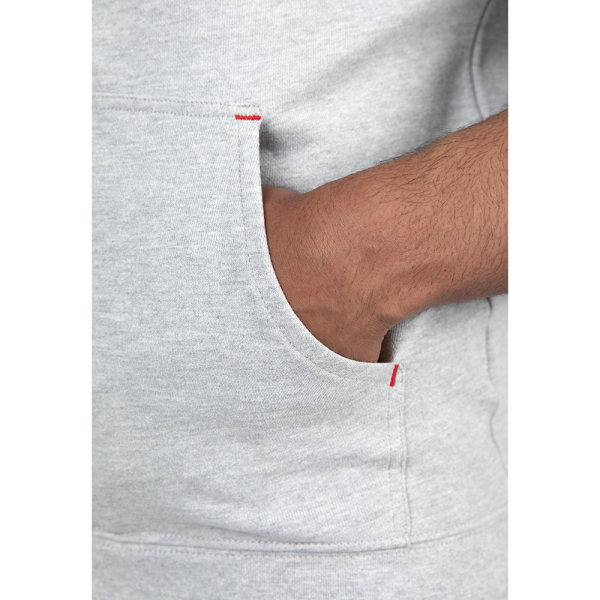 Milwaukee S/L Zipped Hoodie Gray Melange