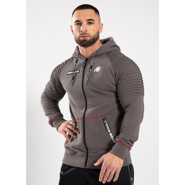 Кофта Georgia Zipped Hoodie Gray