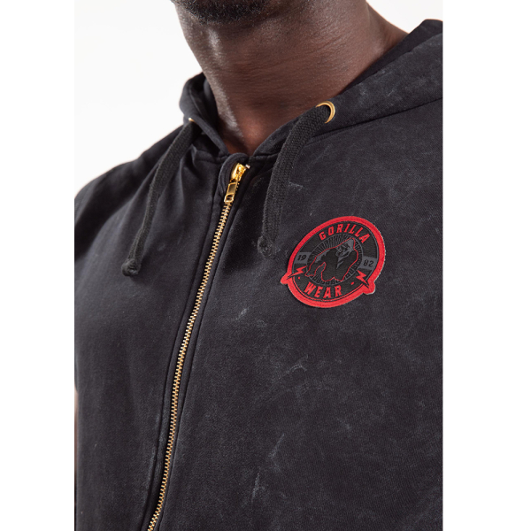 Silverdale Sleeveless Hoodie Black