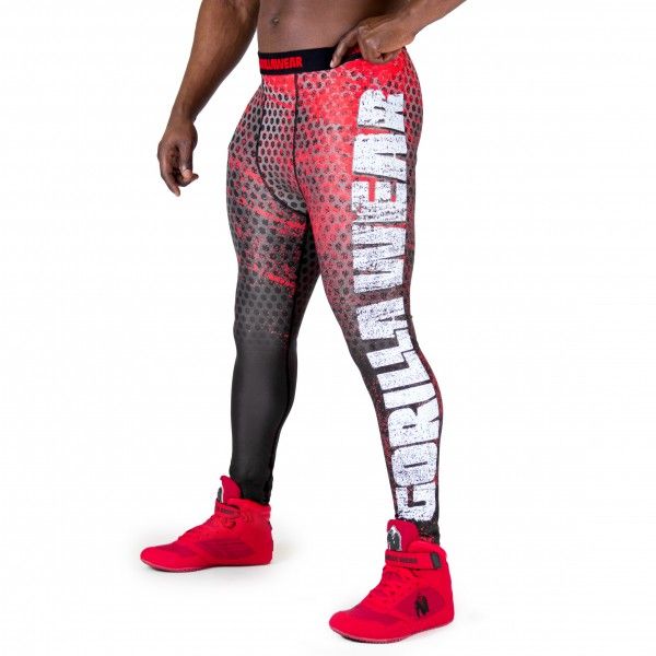 Тайтсы Bruce Men's Tights Red/Grey