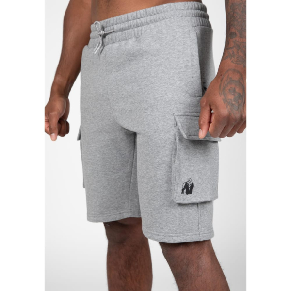 Шорты Hudson Cargo Sweat Shorts Gray Melange