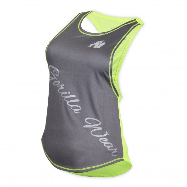 Майка Florida Stringer Tank Top Gray/Neon Lime