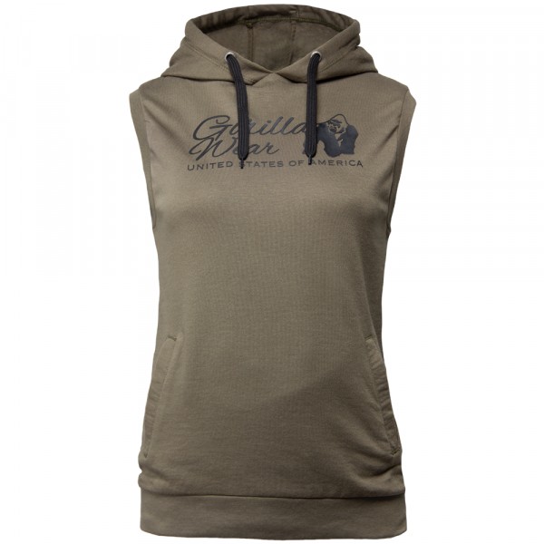 Безрукавка Selma Sleeveless Hoodie Army Green