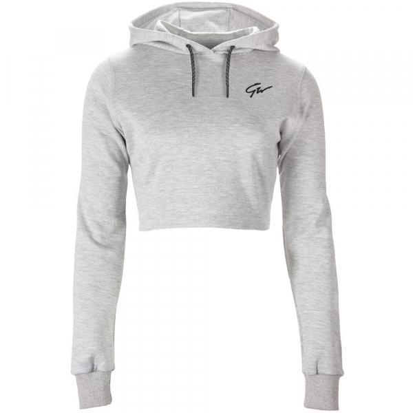 Топ Pixley Crop Top Hoodie Gray