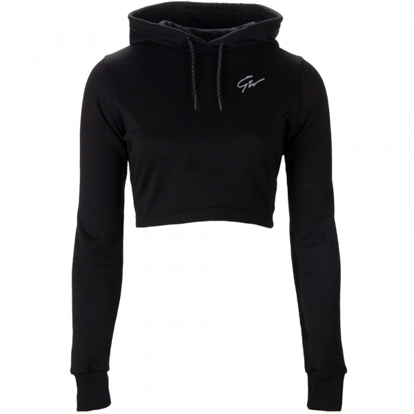 Топ Pixley Crop Top Hoodie Black