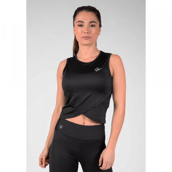 Майка Estelle Twisted Crop Top Black