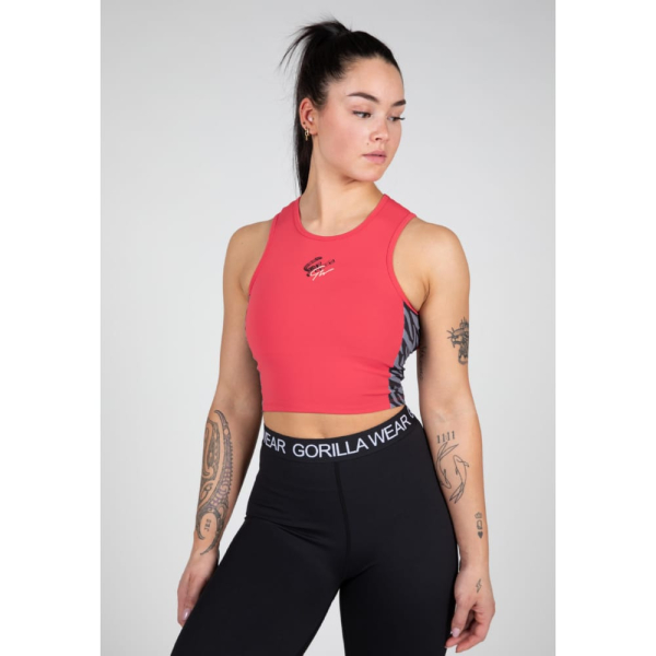 Топ Zion Crop Top Red