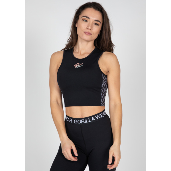 Топ Zion Crop Top Black