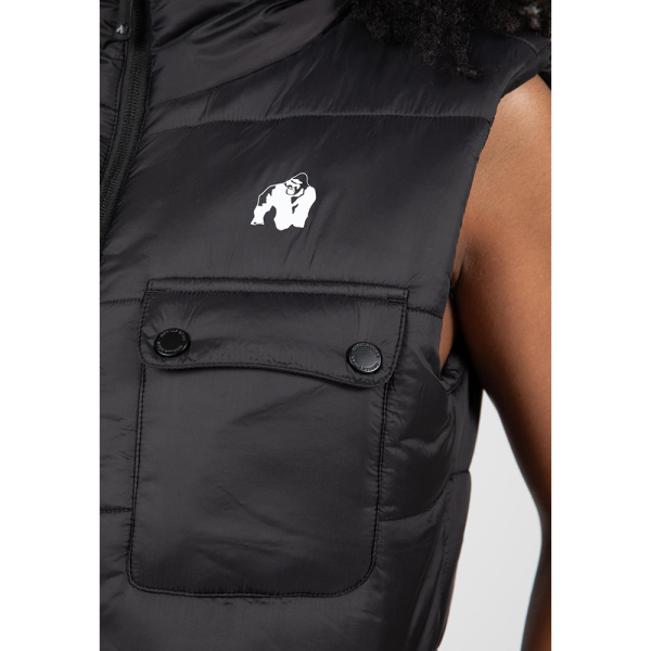 Lucia Puffer Vest Black