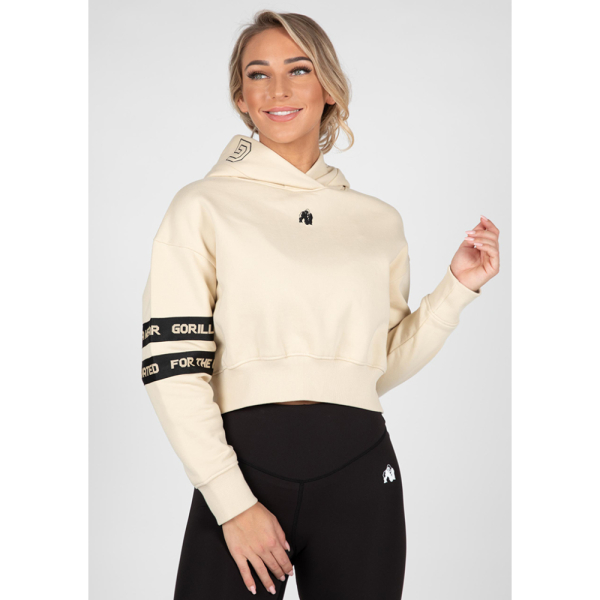 Худи Tracey Cropped Hoodie Beige